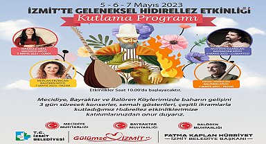 İzmit Belediyesi, Hıdırellezi köylerde şölen havasında kutlayacak