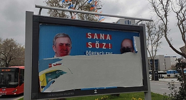 Provokasyonlar devam ediyor: CHP ve İYİ Parti afişleri tahrip edildi