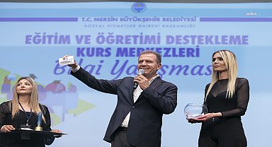 Vahap Seçer, öğrencilerin yarışma heyecanına ortak oldu