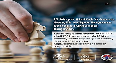 19 Mayıs'a özel satranç turnuvası Merkezefendi'de düzenlenecek