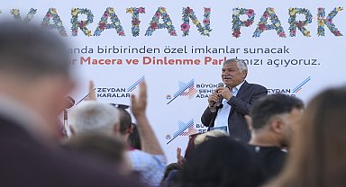 Adana Büyükşehir Belediyesi'nin yapımını tamamladığı sarıçam Atatürk Parkı hizmete açıldı