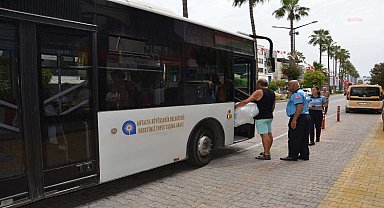 Alanya'da sezon öncesi taksi ve halk otobüsleri denetleniyor