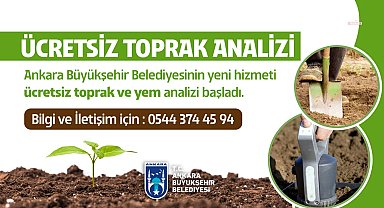 Ankara Büyükşehir Belediyesi'nden çiftçilere yem ve toprak analizi desteği