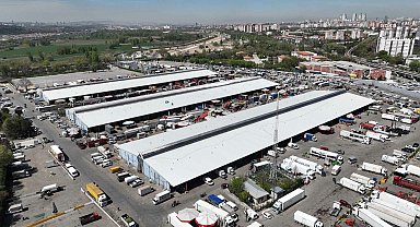 Ankara sebze ve meyve toptancı hali yeni çatısına kavuştu