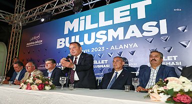 Antalya Büyükşehir Belediye Başkanı Muhittin Böcek Alanya'da