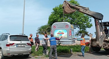 Atakum'a 180 adet yer üstü konteyner