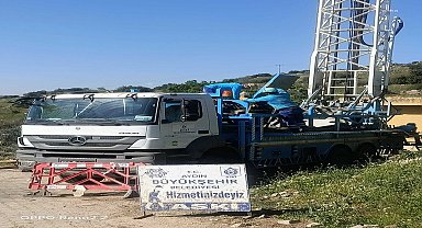 Aydın Büyükşehir Belediyesi'nden 4 farklı noktada sondaj çalışması