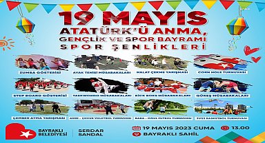 Bayraklı'da 19 Mayıs birbirinden renkli etkinliklerle kutlanacak