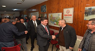 Bozüyük Belediye Başkanı Bakkalcıoğlu, motorlu taşıyıcılar kooperatifi üyeleri ile bir araya geldi