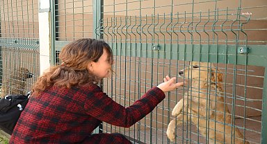 Bozüyüklü öğrencilerden barınak ziyareti