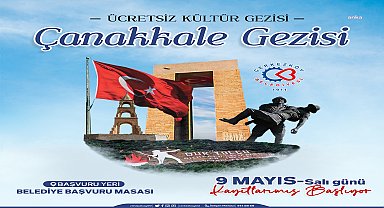 Çerkezköy Belediyesi'nin Çanakkale Şehitliği gezileri başlıyor