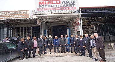 CHP'Lİ TÜZÜN VE BİLECİK BELEDİYE BAŞKANVEKİLİ SUBAŞI, SANAYİ ESNAFINI ZİYARET ETTİ