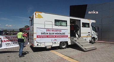 Çiğli Belediyesi'nden Malatyalı depremzedelere kişisel bakım hizmeti