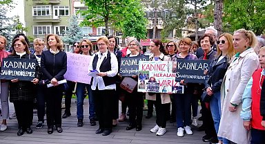 ÇYDD Eskişehir Şubesi'nden HÜDA PAR'A protesto: "Kadınız, insanız. Kimsenin malı, kölesi değiliz ve asla da olmayacağız"