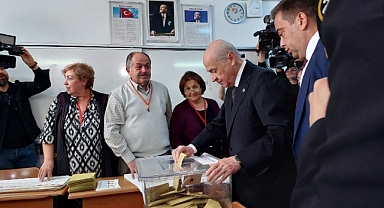 Devlet Bahçeli, oyunu Ankara'da kullandı: 