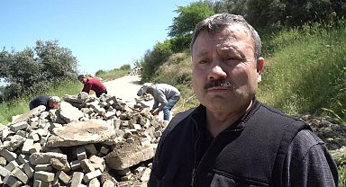Efes Selçuk Belediyesi'nden arazi yollarında çalışma