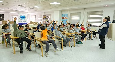 Eskişehir Büyükşehir Belediyesi, öğrencilere yönelik su tasarrufu eğitimlerine devam ediyor