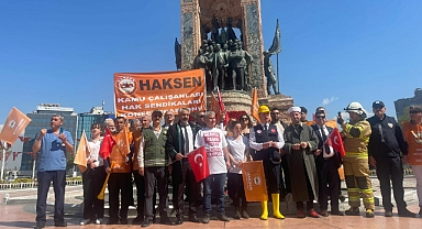 Hak-Sen, Taksim Meydanı'nda memurlar için gıyabi cenaze namazı kıldı