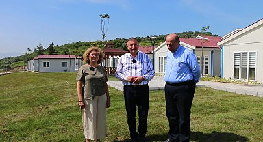 Hatay'da yapımı tamamlanan 100 konutluk prefabrik evler, yarın sahiplerine teslim edilecek