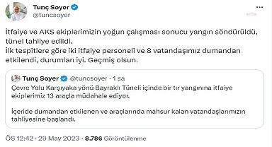İzmir'de tır yangını… Soyer: "Yangın söndürüldü…"