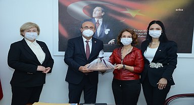 Kadın girişimciler, Kırşehir Belediye Başkanı Ekicioğlu'nu ziyaret etti