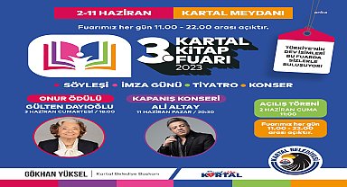 'Kartal Kitap Fuarı', bu yıl 3. kez kapılarını açıyor