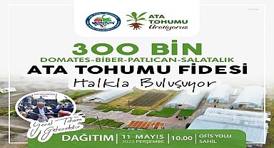 Kdz. Ereğli Belediyesi, 300 bin ata tohumu fidesi dağıtacak