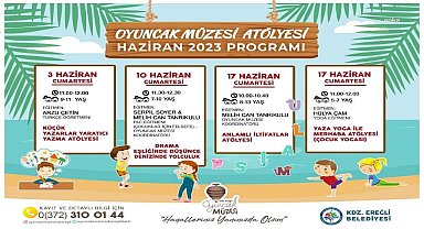 KDZ. Ereğli Oyuncak Müzesi'nin haziran ayı atölye programı açıklandı