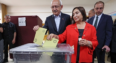 Kılıçdaroğlu Ankara'da oyunu kullandı... 