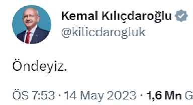 Kılıçdaroğlu: Öndeyiz