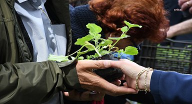 Lüleburgaz'da yerel tohum fideleri vatandaşlarla paylaşıldı