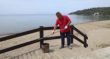 Menderes plajlarında tadilat zamanı