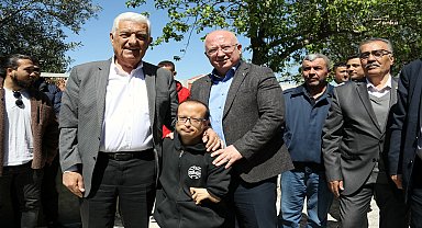 Menteşe Belediyesi'nin yapımını tamamladığı çok amaçlı sosyal alan hizmete açıldı