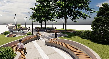 Menteşe Belediyesi, pazar yeri girişindeki meydanı yeniliyor 