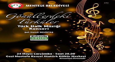 Menteşe Belediyesi Thm Korosundan 'Gönüllerdeki Türküler' konseri