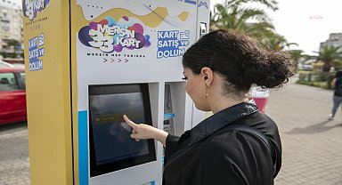 Mersin Büyükşehir'den kentin 10 noktasına Mersin 33 Kart Satış ve Dolum Noktası