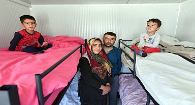 Mersin Büyükşehir’in Adıyaman konteynerkenti misafirlerini ağırlamaya başladı 