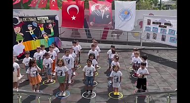 Mersin Büyükşehir'in çocuk gelişim merkezlerinde 19 Mayıs kutlandı