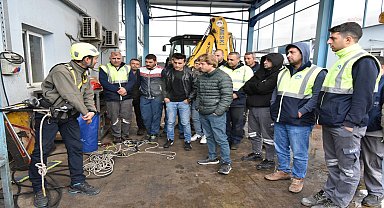 MESKİ çalışanları, "İş Sağlığı ve Güvenliği" konularında bilgilendiriliyor