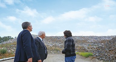 Muğla Büyükşehir Belediye Başkanı Gürün, Ortaca Katı Atık Tesisi'nde incelemelerde bulundu