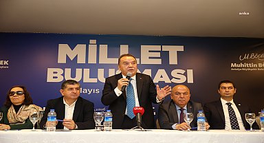 Muhittin Böcek, Korkuteli’nde muhtar ve sivil toplum kuruluşu temsilcileriyle buluştu