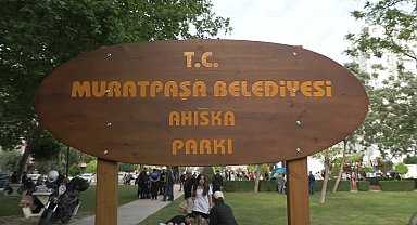Muratpaşa Belediyesi tarafından yapımı tamamlanan Ahıska Parkı, törenle hizmete açıldı