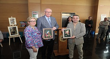 Odunpazarı Belediyesi'nin rölyef kursiyelerinden dönem sonu sergisi