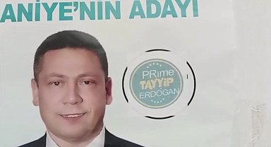 Osmaniye Bağımsız Milletvekili Adayı Yunus Dündar, afişinin üzerine Erdoğan'a destek içeren etiketler yapıştırılmasına tepki gösterdi