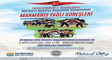 Pehlivanlar Marmaris'te er meydanına çıkıyor