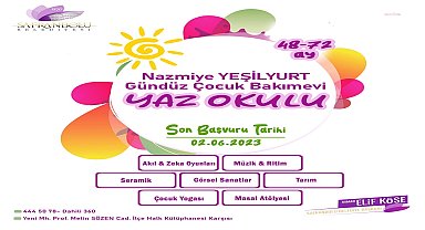 Safranbolu Belediyesi, gündüz çocuk bakımevinde yaz okulu başlıyor