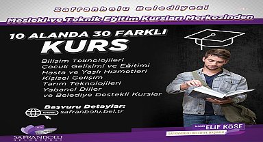 Safranbolu Belediyesi'nin teknik eğitim kursları devam ediyor