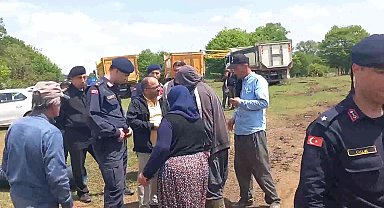 Samsun Tatlıcak Köyü sakinleri, AKP'li Samsun Büyükşehir Belediyesi'nin GES projesini protesto etti