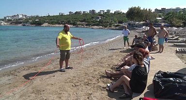 Seferihisar'da cankurtaranlar yaz sezonu için hazırlanıyor 