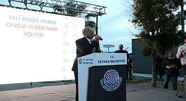 Seyhan'da Veli Andaç Durak Gençlik Ve Spor Parkı açıldı